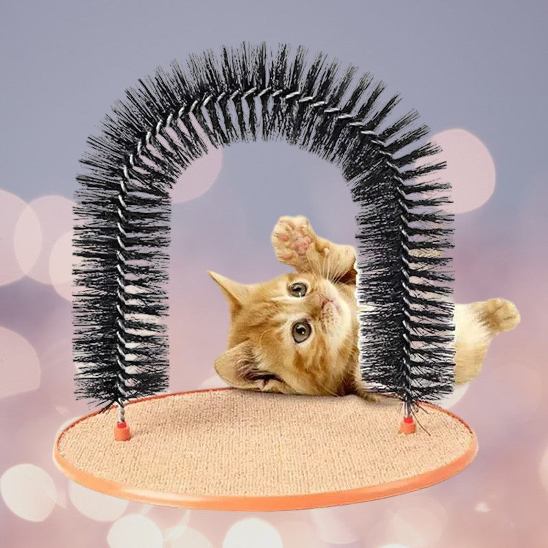 Cat Toy Arch: Self-Grooming and Interactive Fun for Felines