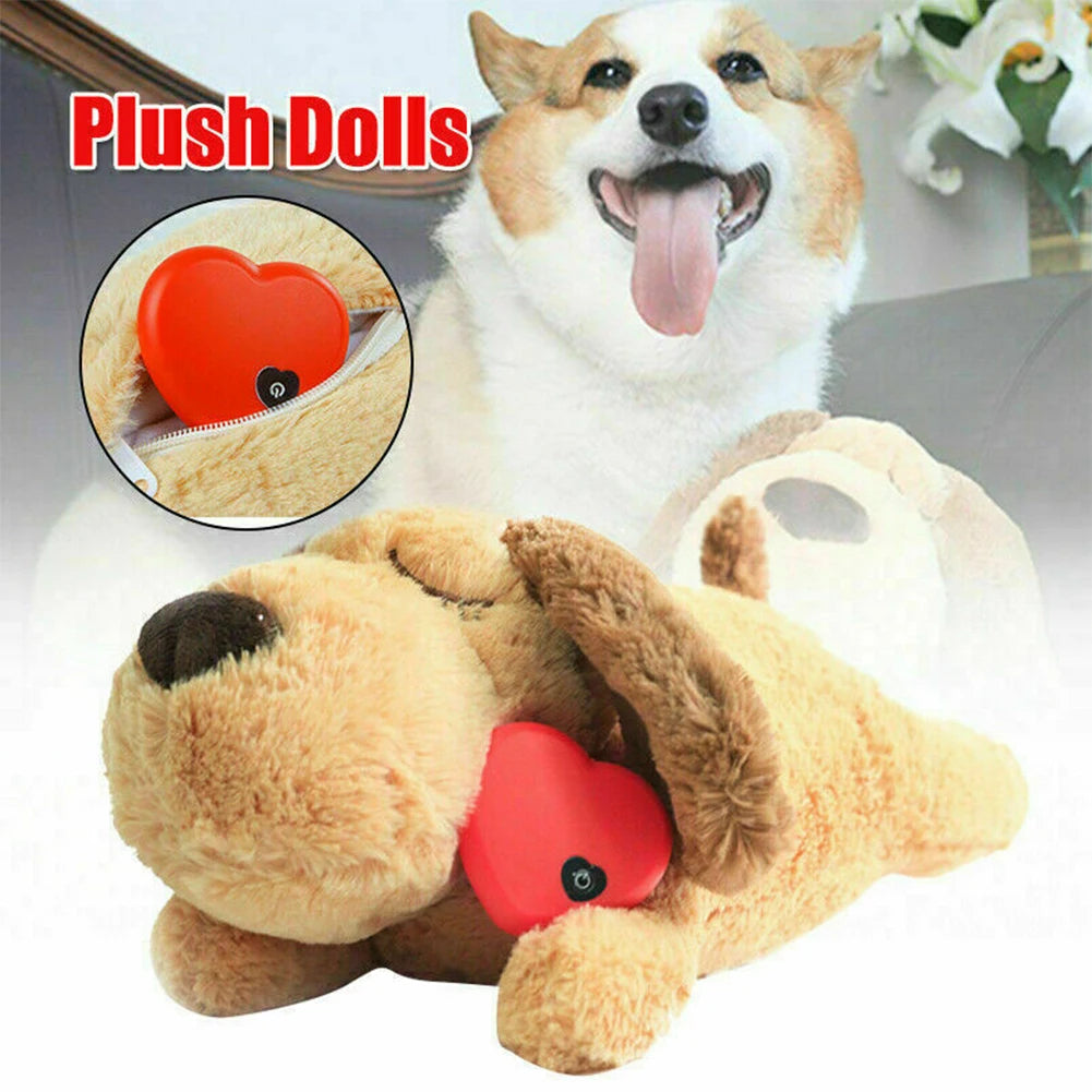 Plush Heartbeat Pet Behavioral Training Toy