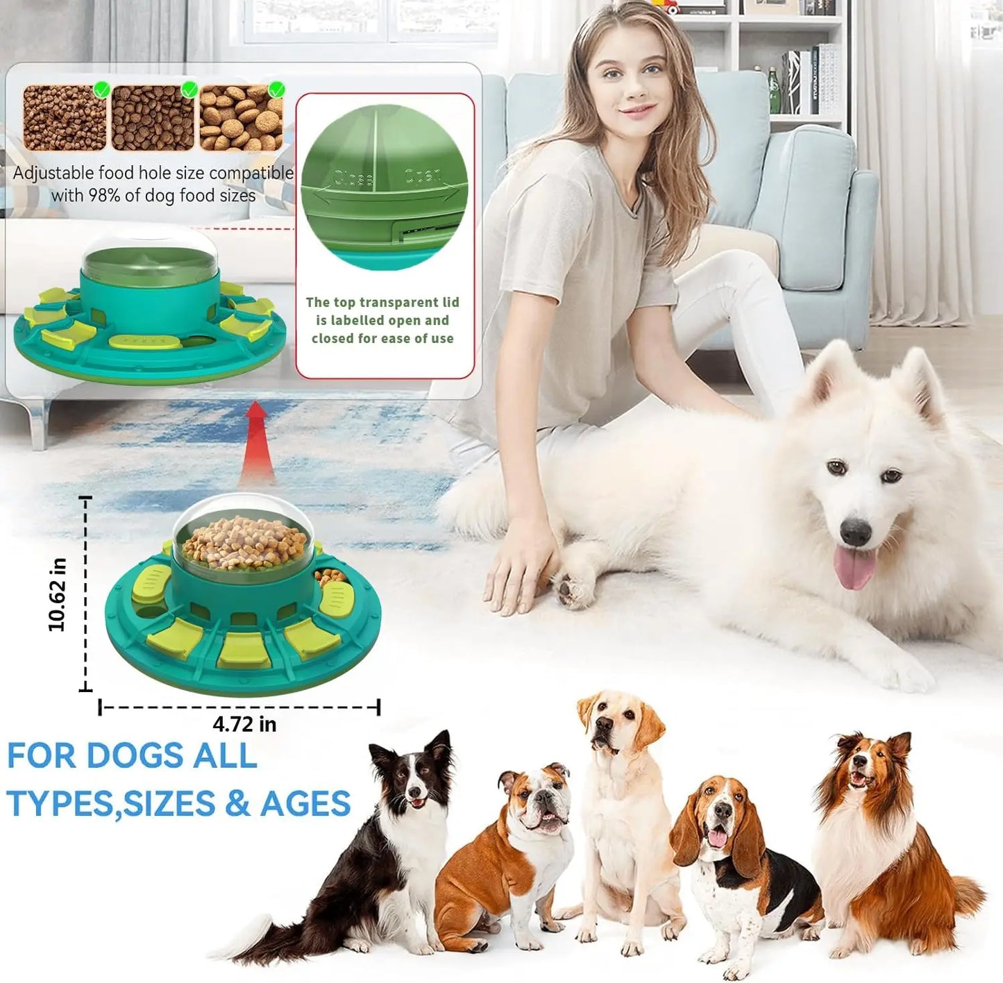 Multifunctional Interactive Dog Puzzle Toy