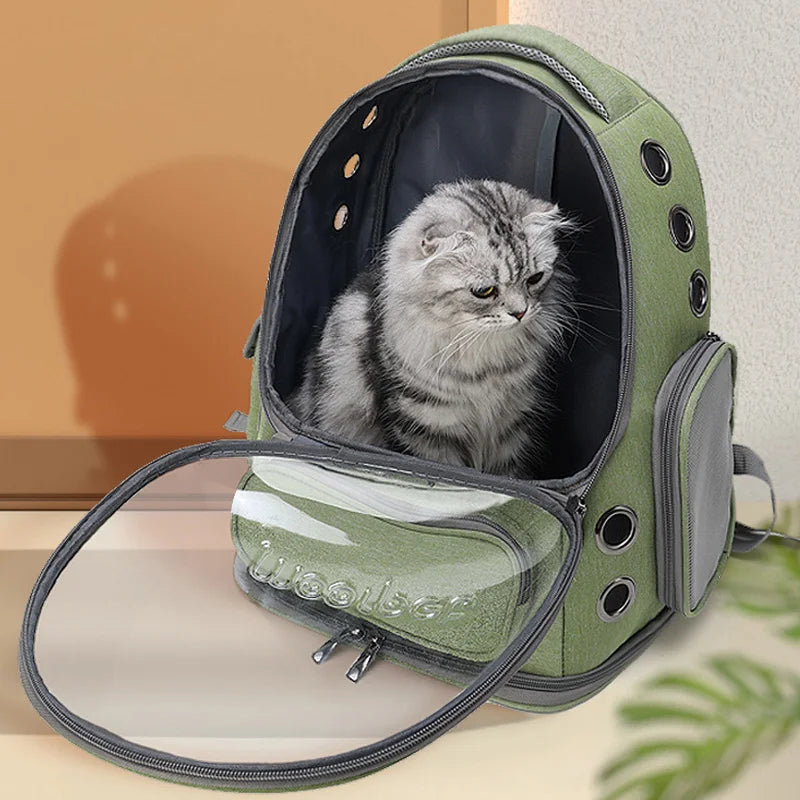 Durable Pet Cat Carrier Bag - Waterproof & Breathable