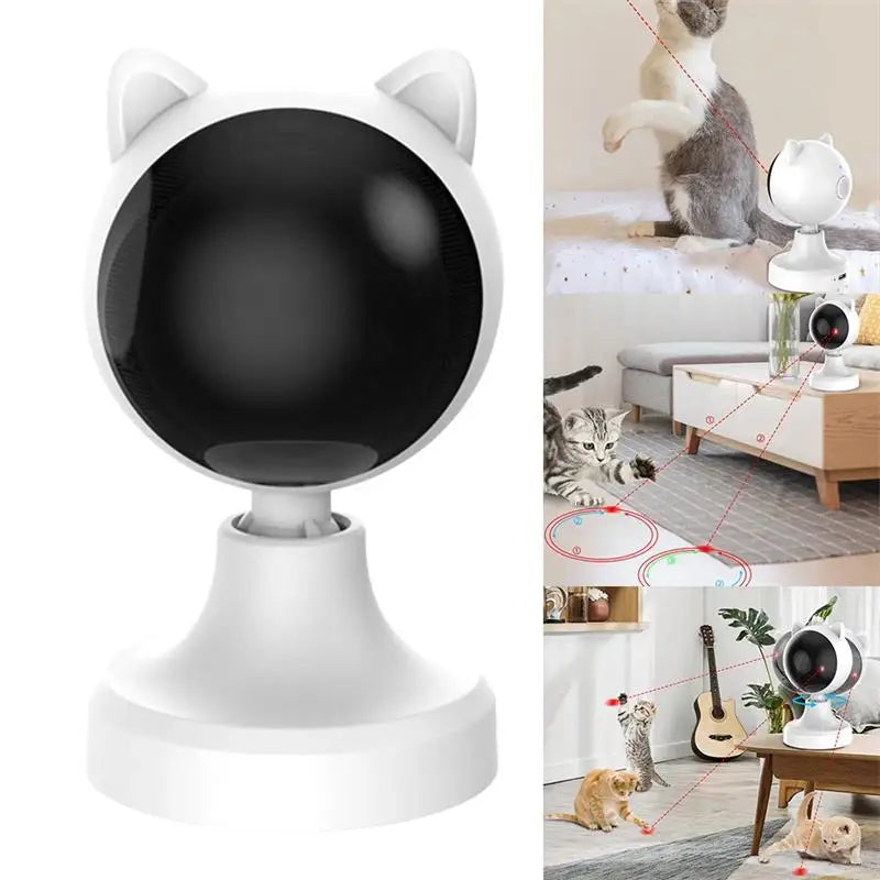 360° Automatic Laser Cat Toy for Engaging Playtime