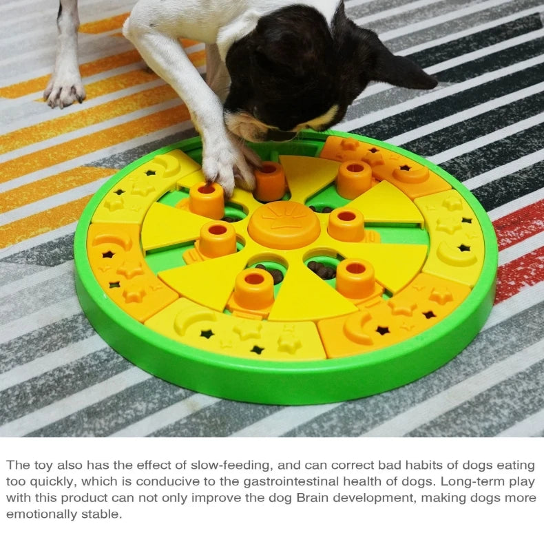 Interactive 3-in-1 Dog Puzzle: Mental Stimulation and Treat Feeder for Boredom Relief