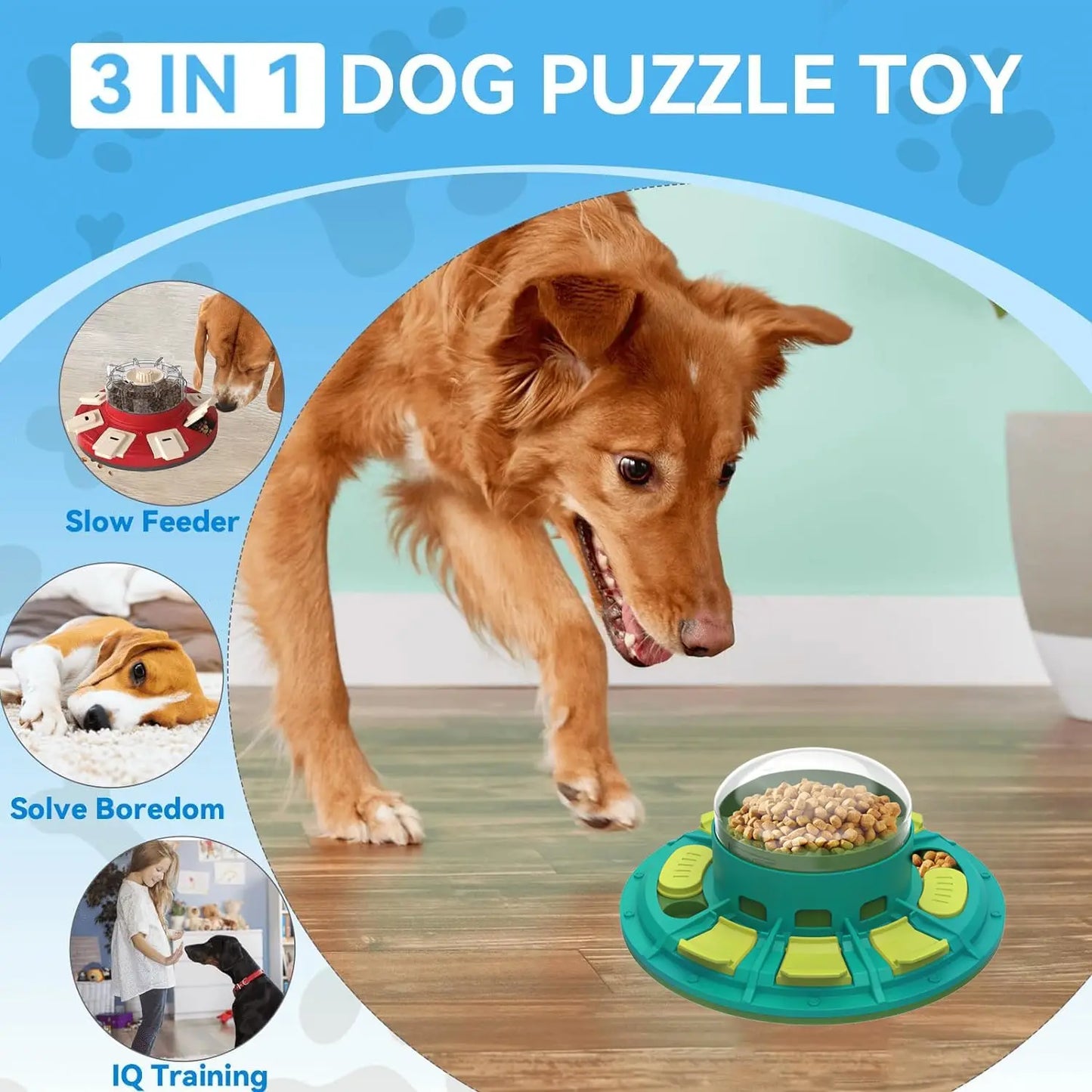 Multifunctional Interactive Dog Puzzle Toy