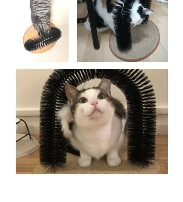 Cat Toy Arch: Self-Grooming and Interactive Fun for Felines