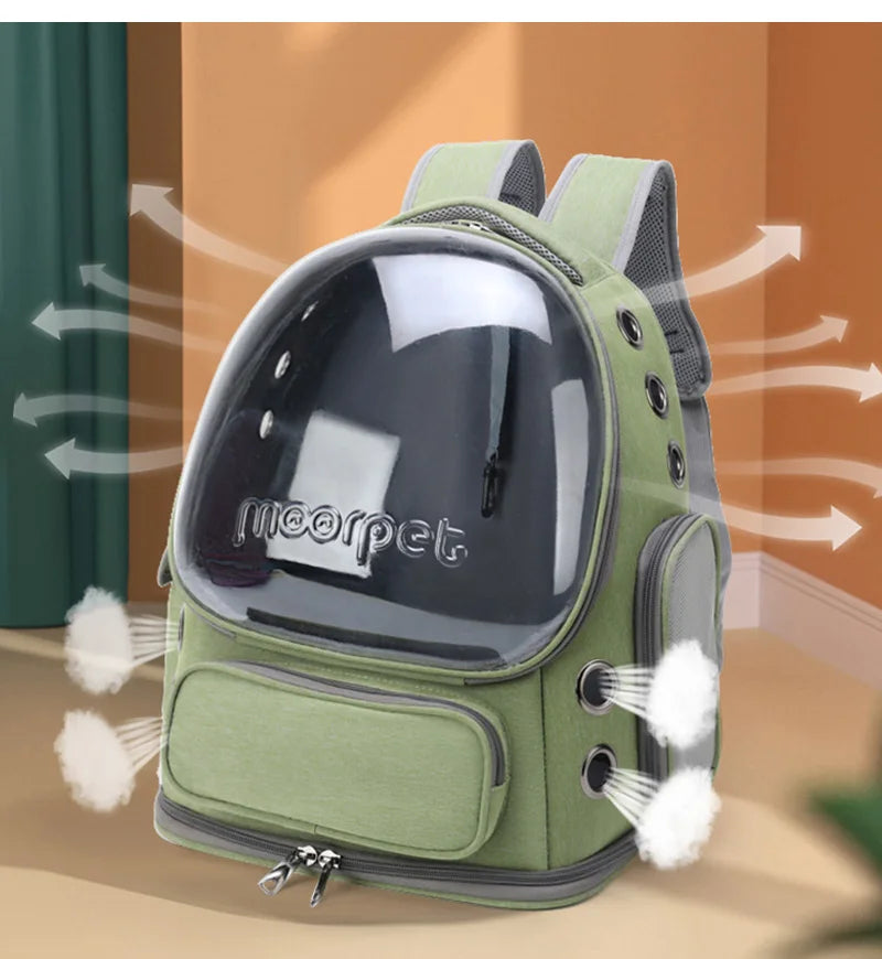 Durable Pet Cat Carrier Bag - Waterproof & Breathable