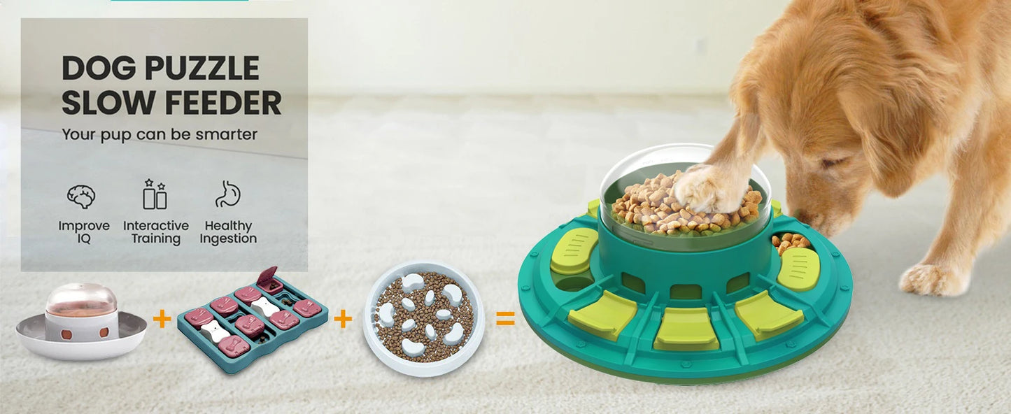 Multifunctional Interactive Dog Puzzle Toy