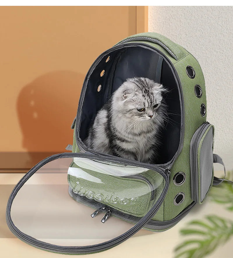 Durable Pet Cat Carrier Bag - Waterproof & Breathable