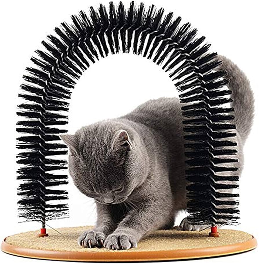 Cat Toy Arch: Self-Grooming and Interactive Fun for Felines