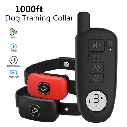 1000ft Waterproof Dog Training Collar