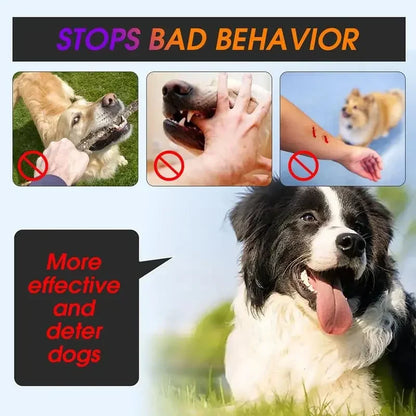 Portable Ultrasonic Dog Repeller and Training Device